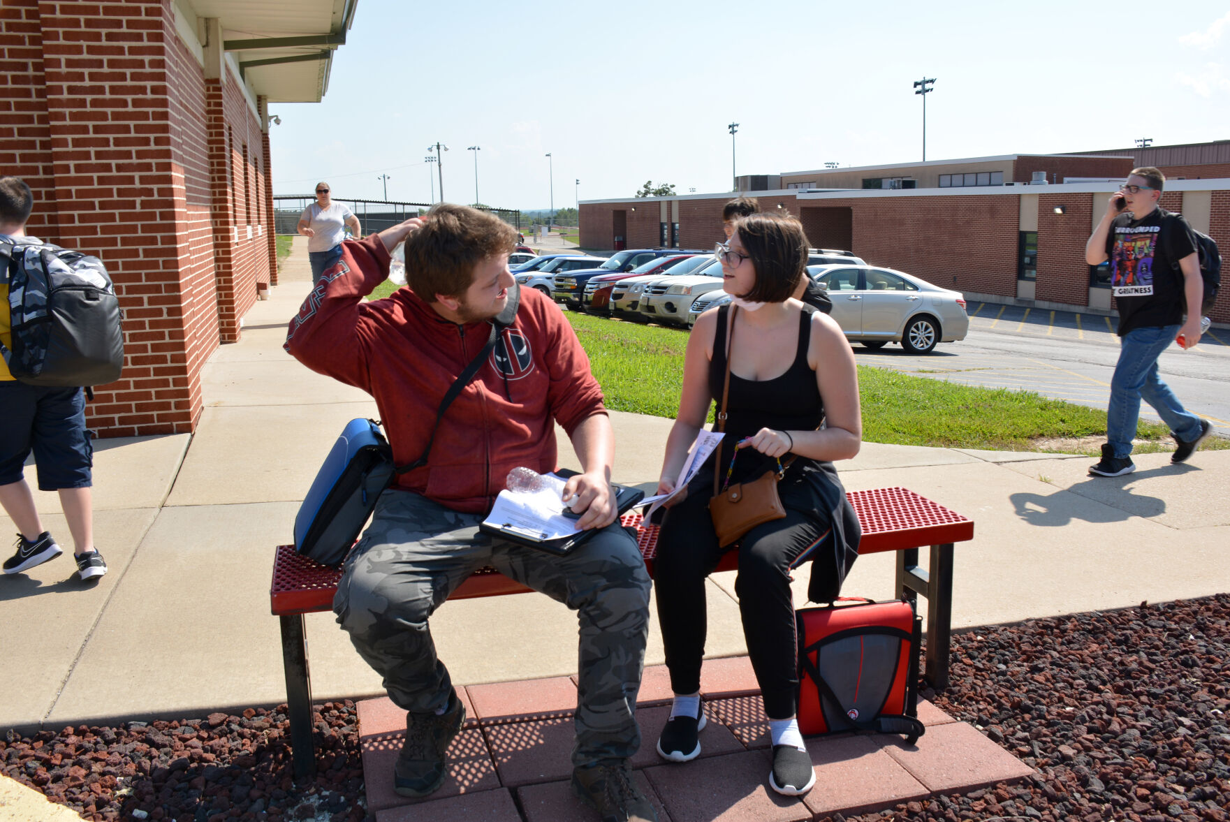 Jimmie and Isabell Reynolds chat
